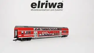 Roco 6220207 - Doppelstockwa. 2. Kl., DBpza, DBAG, Ep.VI 'S2 Dresden Flughafen', AC • Spur H0 • 1:87