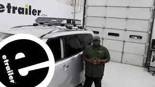 etrailer | Setting up the Curt Roof Mounted Cargo Basket on a 2022 Nissan Armada