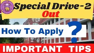 Du Special Drive Cutoff Admission Process 2021 | How to Apply in Special Drive 2 Cutoff 2021 | @du