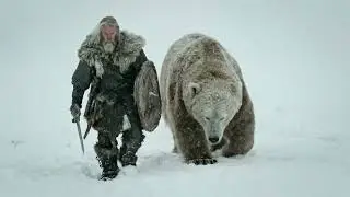 A Viking walking with a Polar bear..!! #viking #viralshorts 