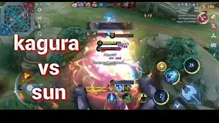 kagura vs sun❓‼️😱#kaguramobilelegends #topkagura👏🥰 hhhh