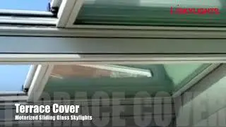 Terrace Enclosure Motorized Sliding Skylight
