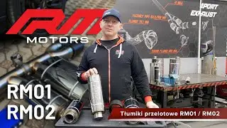 Tłumiki z regulacją dźwięku RM01 i RM02