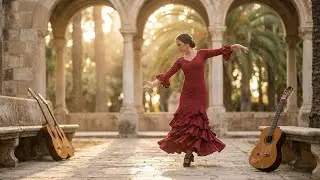 Flamenco Echoes | Calming Guitar Music for Mind Relaxation and Peaceful Sleep