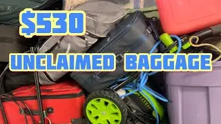 $530 Unclaimed Storage Unit Baggage Auction | Forgotten Mystery Luggage | Storage Wars Auction