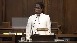 Rev. Daryl D. Moore preaches, 