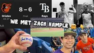 Gym Vlog goes wild Rays style ⚾️( Zack Hample was there!)