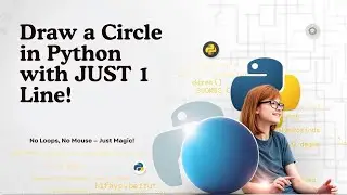 How to Draw a Circle in Python using OpenCV (No Loop, No Mouse)