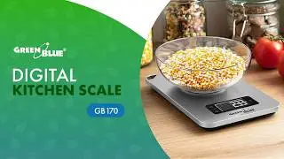 GreenBlue GB170 Electronic Kitchen Weighing Scale Meals Timer Function GreenBlue GB170 Digital