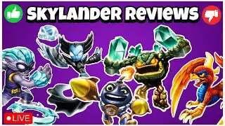 SKYLANDER REVIEWS! (Sunburn, Prism Break, Hex, Count Down, Freeze Blade) Ep.35-39 LIVE
