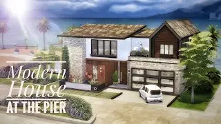 House at the pier|| Sims4 || Stop Motion Speed || #nocc