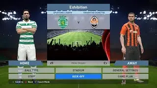 Sporting Lisbon vs Shakhtar Donetsk, Est&aacute;dio Jos&eacute; Alvalade, PES 2016, PRO EVOLUTION SOCCER 2016