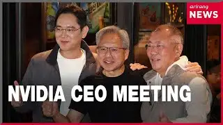 Nvidia CEO meets with Samsung, Hyundai Motor chiefs over fried chicken
