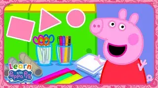 Learning Shapes With Peppa Pig 🔺 Educational Videos for Kids 📚 Learn With Peppa Pig |