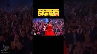 Justin Bieber apologizing to Selena Gomez 🥹💔 #justinbieber #selenagomez #shortsfeed #foryou
