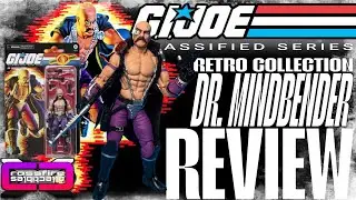 cXc G.I. Joe Classified series Retro Collection DR MINDBENDER Figure Opening and Review