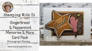 🎄Gingerbread & Peppermint Memories & More Card Pack - Mimeograph Monday | Stampin' Up!