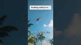 virtual reality is OP...