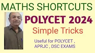 POLYCET 2024 || MATHS PREVIOUS QUESTION PAPER EXPLANATION || SIMPLE TRICKS || MATHS CONCEPTS ||