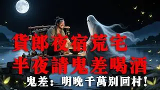 貨郎夜宿荒宅，半夜請鬼差喝酒，鬼差：明晚千萬別回村 #故事 #佛學 #因果 #修行 #正能量 #人生感悟 #人生智慧