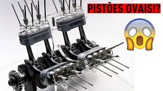 Motor com pistões OVAIS!? Sim, existiu! - Como Funciona?