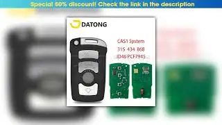 Discount Datong World Car Remote Key For BMW 7 Series E65 E66 CAS1 System 315/433/868Mhz ID46 PCF79