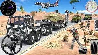 Army Truck Driving Cargo Games 2027 - US Offroad Army Truck Driving 3D - Andriod Gameplay