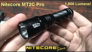 Обзор фонарика Nitecore MT2C Pro! (Официальный релиз, светодиод NiteLab UHi 20, 1800 люмен!)