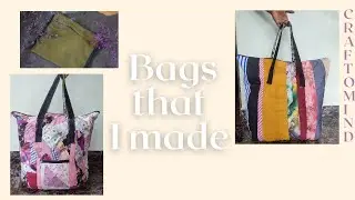 REUSABLE BAGS| HANDMADE BAGS |EVERYDAY USE BAGS|CRAFTOMIND