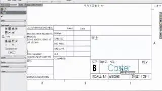 SolidWorks Drawing 04 Assembly TitleBlock Dimensions