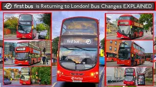 LONDON BUS NEWS | First Bus Has Bought RATP Dev! (London United, London Sovereign & London Transit)