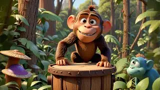 Max Monkey Swings to Music + More Nursery Rhymes & Kids Songs