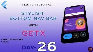 Stylish bottom navigation bar design | Google nav bar | Day 26
