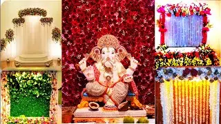 Flower decoration ideas in Ganpati Festival, background flower decoration, flower decoration ideas