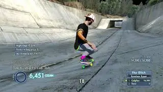 Skate 3 - 50K The Ditch Old PB!