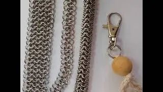 Learn how to make the European 4-in-1 chain maille weave – step by step and beginner friendly!