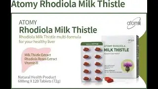 ATOMY Milk Thistle  Important to Prevent Liver Damage (Meat Eaters, Alcohol Drinker and Pill Popper)