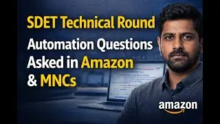 Real Technical Round SDET interview|Real Automation Testing  QA Interview|