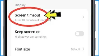 Tecno Mobile Screen Timeout | Tecno Display Time Setting | Screen Time In Tecno