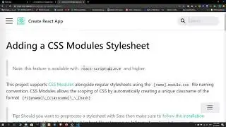 4 Working with CSS Modules | React Js