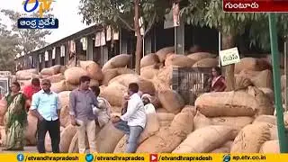 Mirchi Farmers Protest Against E -Trading System In Guntur Mirchi Market Yard