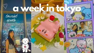 tokyo vlog // kirby cafe, tokyo skytree, shimokitazawa, omotesando, akihabara, shibuya & tokyo eats