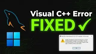 Fix MySQL Workbench requires the Visual C++ 2019 Error