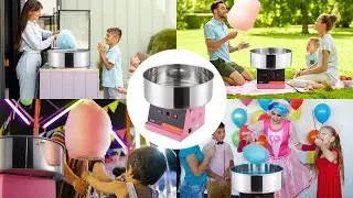 🍭 VEVOR - Turn Your Home into a Sweet Carnival with Our Desktop Cotton Candy Machine!​