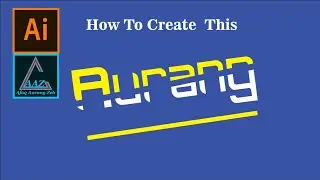 How to create a cut text effect  in illustrator. in urdu/hindi.