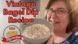 Easy Vintage Bagel Dip-Hot or Cold #Dipcember
