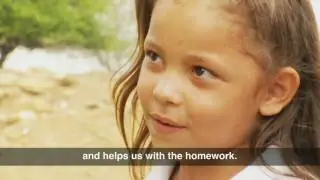 Biblioburro - a donkey library - visits Colombian children
