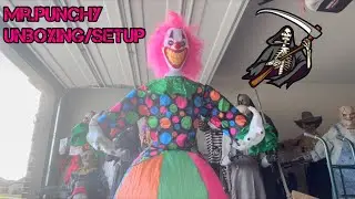 Spirit Halloween 2022 Mr. punchy unboxing/set up￼