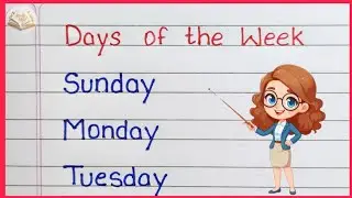 Sunday Monday |Days Name |Days of the Week |Sunday Monday Ki Spelling | Weeks Name