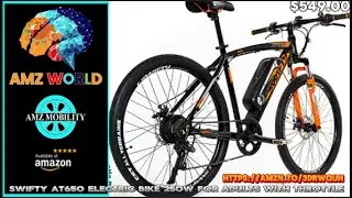Review Swifty AT650 Electric Bike 250W for Adults with Throttle